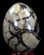 Septarian Dragon Egg Geode - Crystal Filled #37444-3
